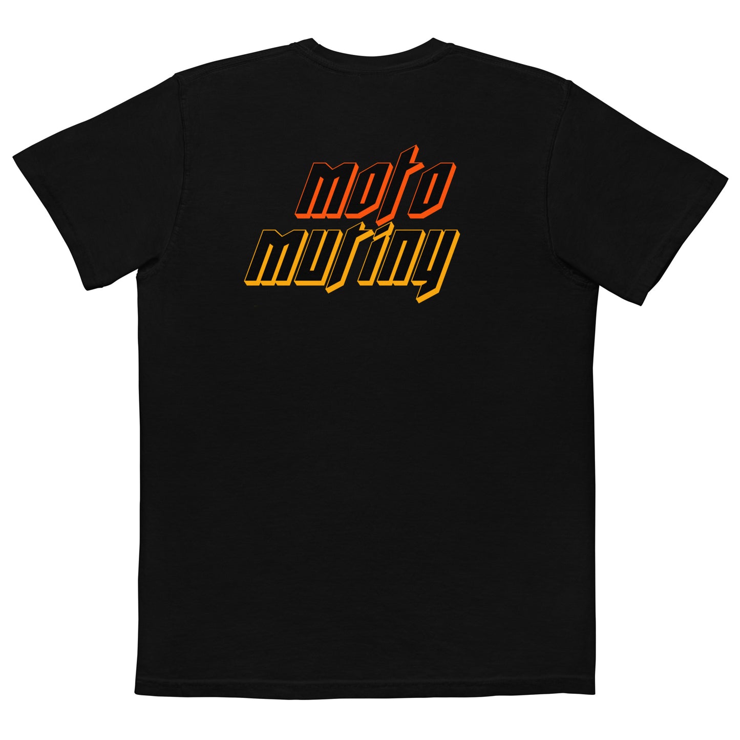 Moto Mutiny Unisex garment-dyed pocket t-shirt